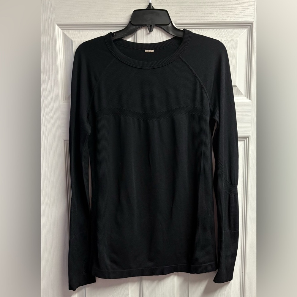 💕 2 For $10 Unknown Brand Black Performance/Shaping Top Size Medium
